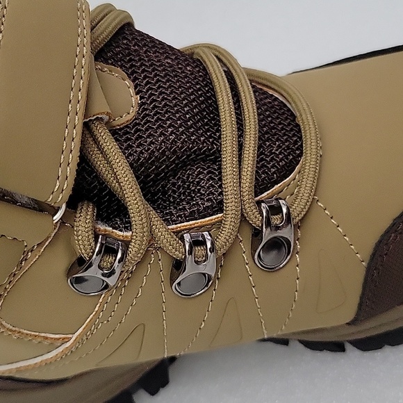 Kids Warm Snow Boots Outdoor Insulated Fur Lined Waterproof Ankle Shoes - Picture 10 of 11